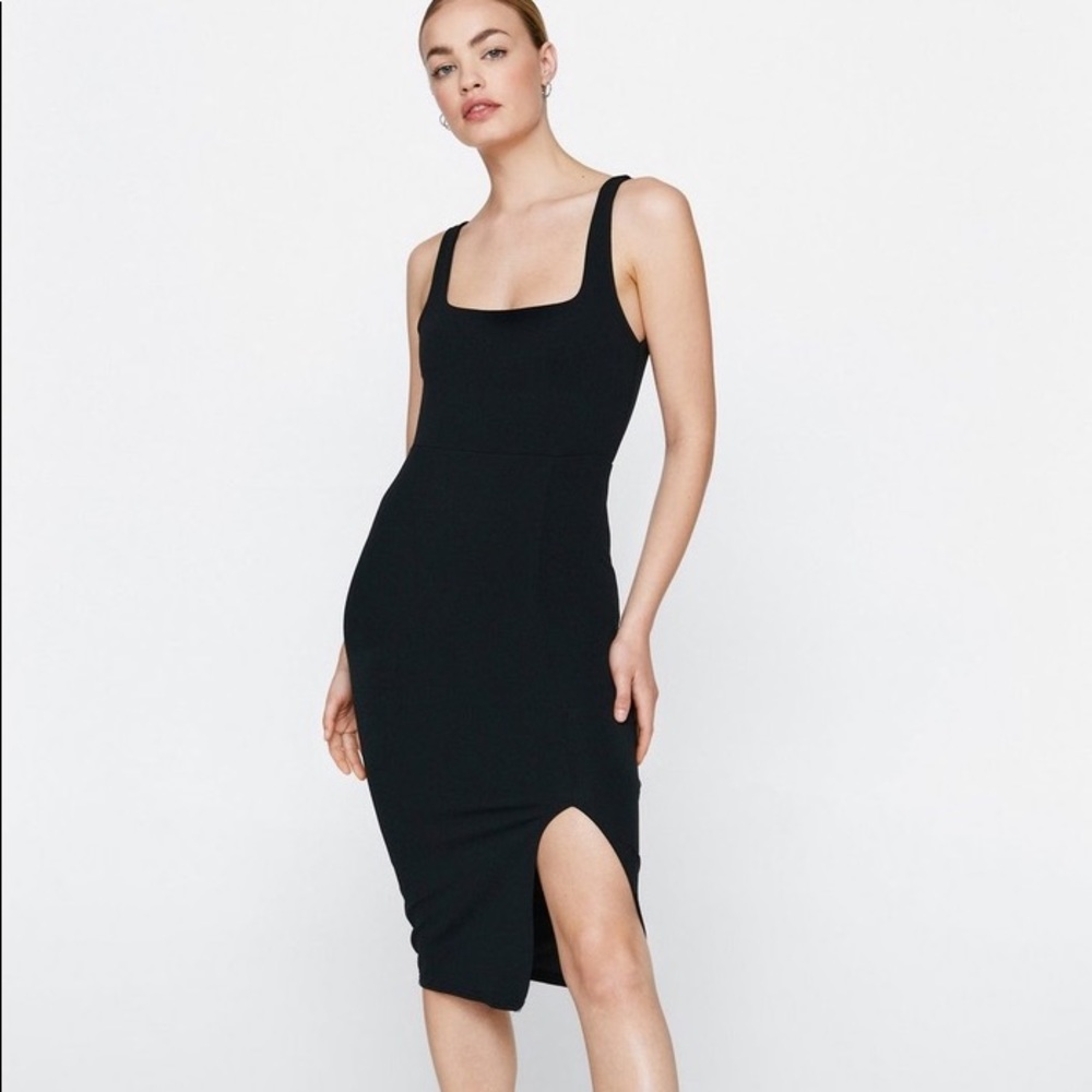 Nasty Gal Square Neck Bodycon Dress